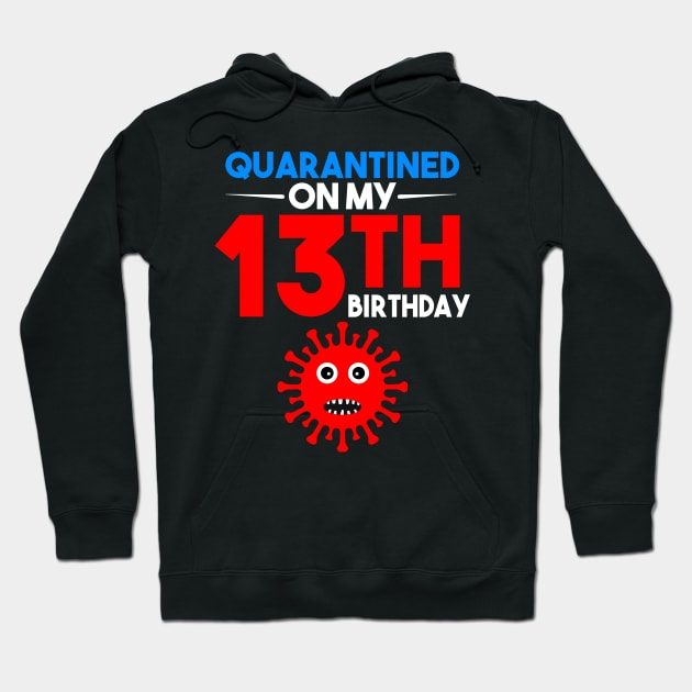 Quarantine On My 13th Birthday Hoodie by llama_chill_art